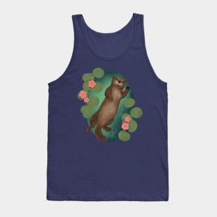 Swimming Otter Tank Top